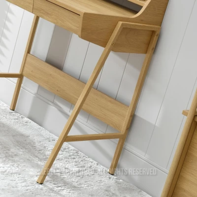 Minimalistický písací stôl RENO - dub
