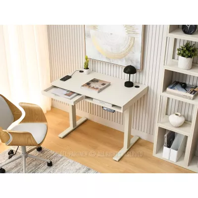 Pracovný stôl 100 HESOL - krémový