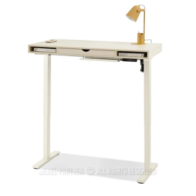 Pracovný stôl 120 HESOL - krémový