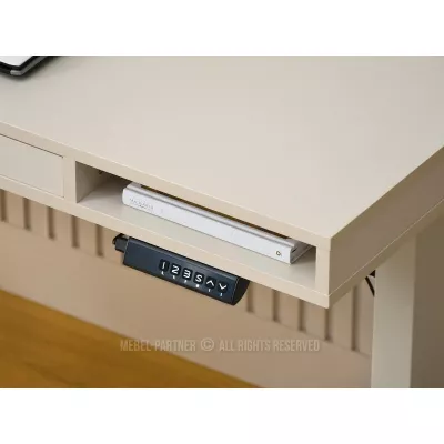 Pracovný stôl 120 HESOL - krémový