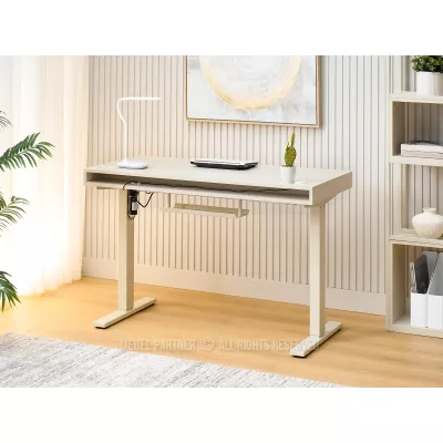 Pracovný stôl 120 HESOL - krémový