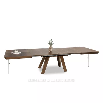 Rozkladací jedálenský stôl 180(380)x100 ZENON - orech