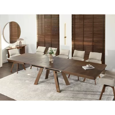 Rozkladací jedálenský stôl 180(380)x100 ZENON - orech