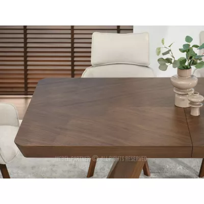 Rozkladací jedálenský stôl 180(380)x100 ZENON - orech