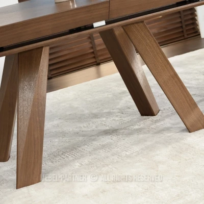 Rozkladací jedálenský stôl 180(380)x100 ZENON - orech