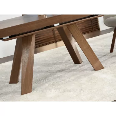 Rozkladací jedálenský stôl 180(380)x100 ZENON - orech