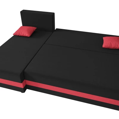 Moderná rohová sedačka HORTENZIE - svetlohnedá / hnedá