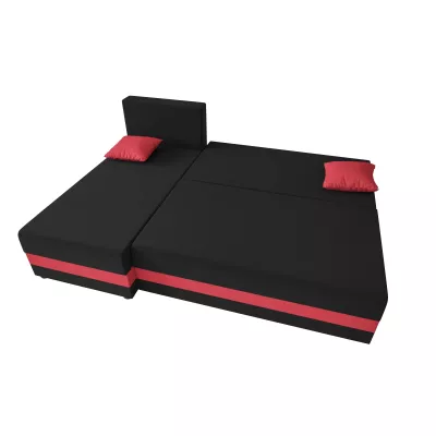 Moderná rohová sedačka HORTENZIE - sivá