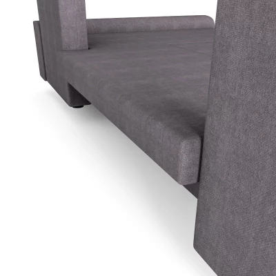 Moderná rohová sedačka HORTENZIE - sivá / béžová