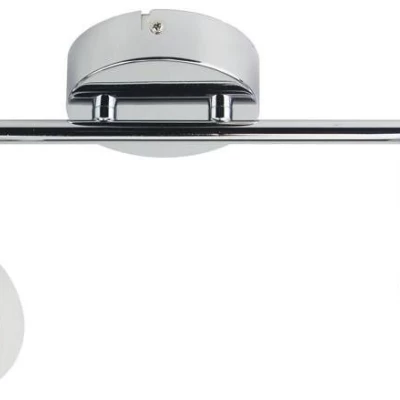 LED moderné stropné bodové osvetlenie AURELION - 2x4W, 3000K (teplá biela), chrómované