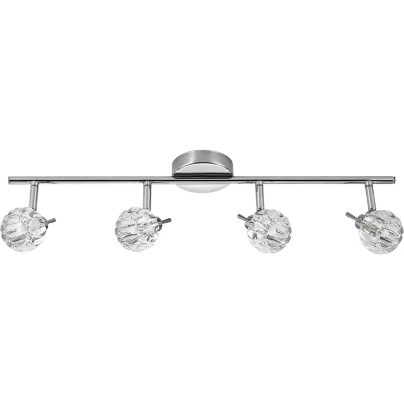 Stropné bodové osvetlenie BOMBOLA - 4xG9, 40W, chrómované/číre