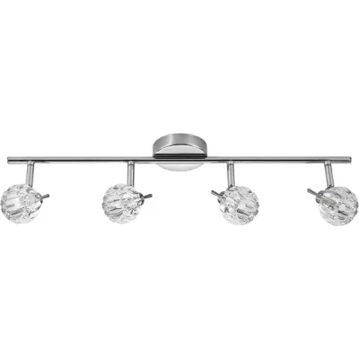 Stropné bodové osvetlenie BOMBOLA - 4xG9, 40W, chrómované/číre