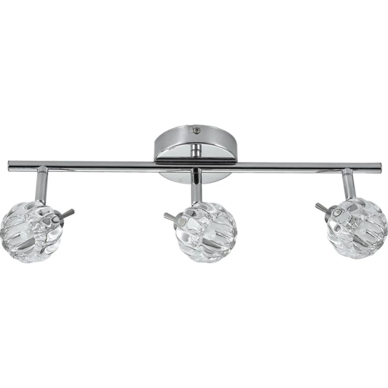 Stropné bodové osvetlenie BOMBOLA - 3xG9, 40W, chrómované/číre