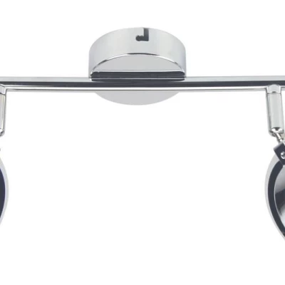 Nástenné / stropné bodové LED svetlo CELT - 2x6W, 3000K (teplá biela), chrómované