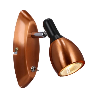 Nástenné bodové osvetlenie CROSS - 1xGU10, 50W, medené