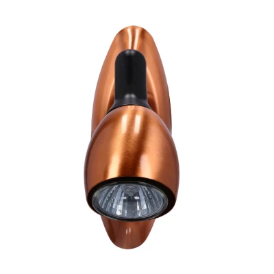 Nástenné bodové osvetlenie CROSS - 1xGU10, 50W, medené