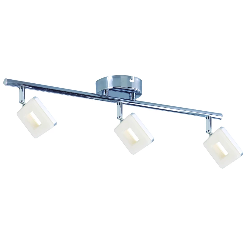 Stropné bodové LED svietidlo CYNTHIA - 3x5W, 3000K (teplá biela), chrómované