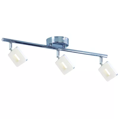Stropné bodové LED svietidlo CYNTHIA - 3x5W, 3000K (teplá biela), chrómované