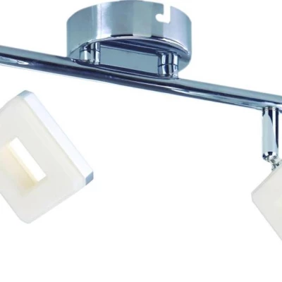 Nástenné bodové LED osvetlenie CYNTHIA - 2x5W, 3000K (teplá biela), chrómované