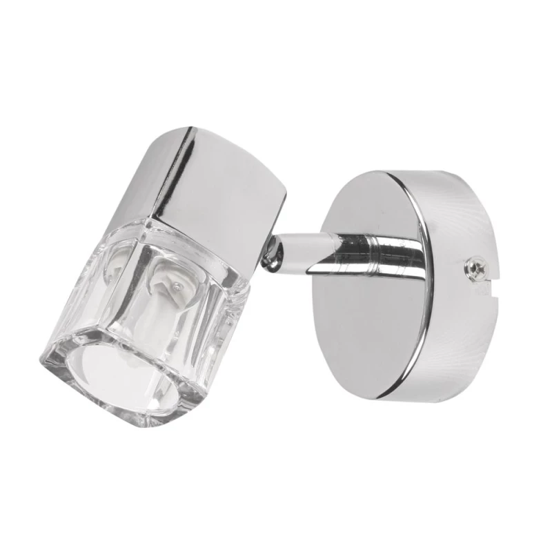 Nástenné bodové osvetlenie DIAMENT - 1xG9, 40W, chrómované / číre