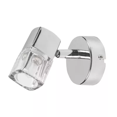 Nástenné bodové osvetlenie DIAMENT - 1xG9, 40W, chrómované / číre