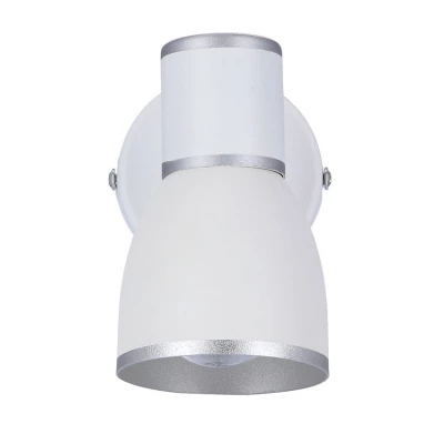Bodové nástenné osvetlenie FIDO - 1xE14, 40W, chrómované / biele