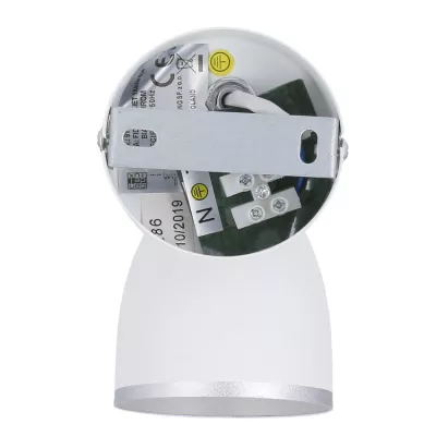 Bodové nástenné osvetlenie FIDO - 1xE14, 40W, chrómované / biele