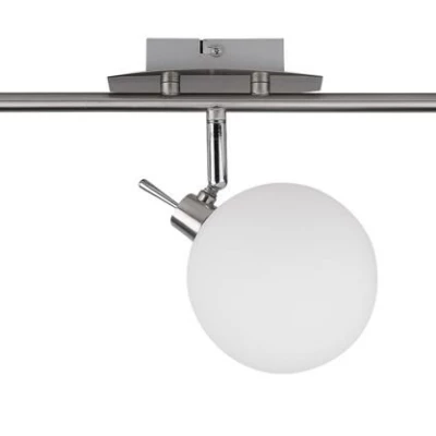 Bodové stropné moderné svietidlo GHOST - 3xG9, 40W, strieborné / biele