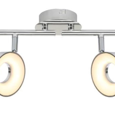 LED designové stropné bodové osvetlenie ISLA - 4x4W, 3000K (teplá biela), chrómované