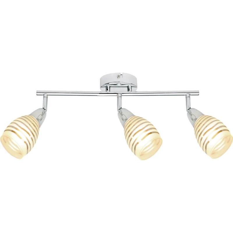 Bodové stropné LED osvetlenie JUBILAT - 3xE14, 10W, chrómované