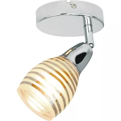 Bodové nástenné LED osvetlenie JUBILAT - 1xE14, 10W, chrómované