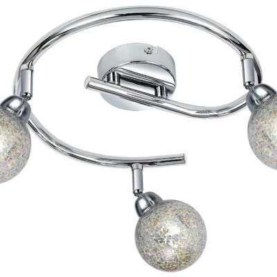 Stropné LED bodové svetlo KALEIDOSCOPE - 3xG9, 4W, 3000K (teplá biela), chrómované