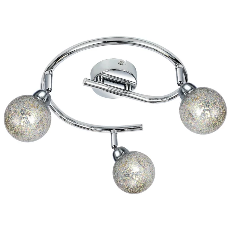 Stropné LED bodové svetlo KALEIDOSCOPE - 3xG9, 4W, 3000K (teplá biela), chrómované