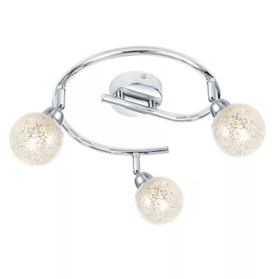 Stropné LED bodové svetlo KALEIDOSCOPE - 3xG9, 4W, 3000K (teplá biela), chrómované