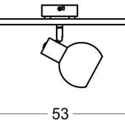 Bodové LED stropné svetlo MAURO - 3xE14, 4W, RGB, strieborné/biele