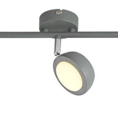 LED stropné bodové osvetlenie MILD - 3x6W, 3000K (teplá biela), šedé
