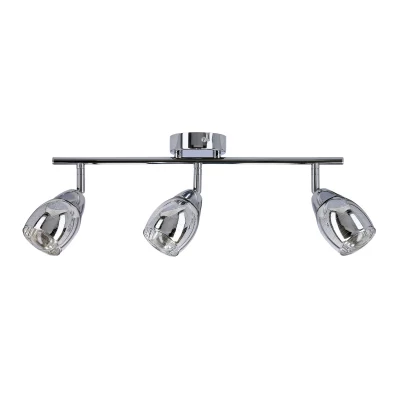 Stropné bodové LED svetlo MILTON - 3xE14, 10W, chrómované