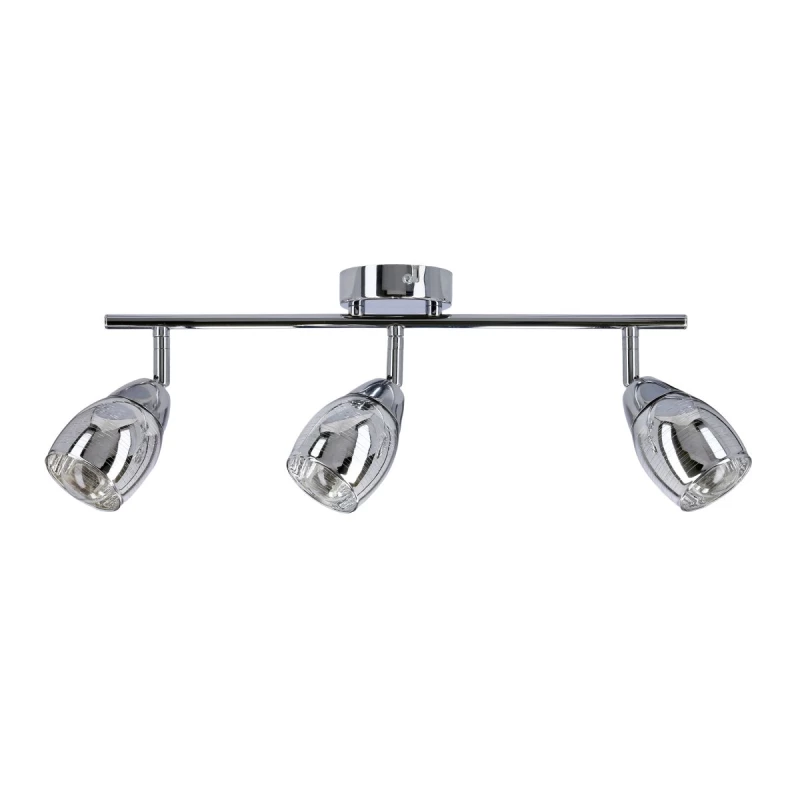 Stropné bodové LED svetlo MILTON - 3xE14, 10W, chrómované