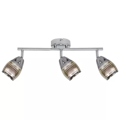 Stropné bodové LED svetlo MILTON - 3xE14, 10W, chrómované