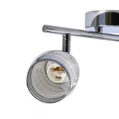Stropné bodové LED svetlo MILTON - 3xE14, 10W, chrómované