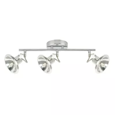 LED stropné bodové osvetlenie MOON - 3xG9, 3,5W, 3000K (teplá biela), chrómované