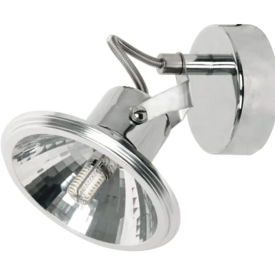 LED nástenné bodové osvetlenie MOON - 1xG9, 3,5W, 3000K (teplá biela), chrómované