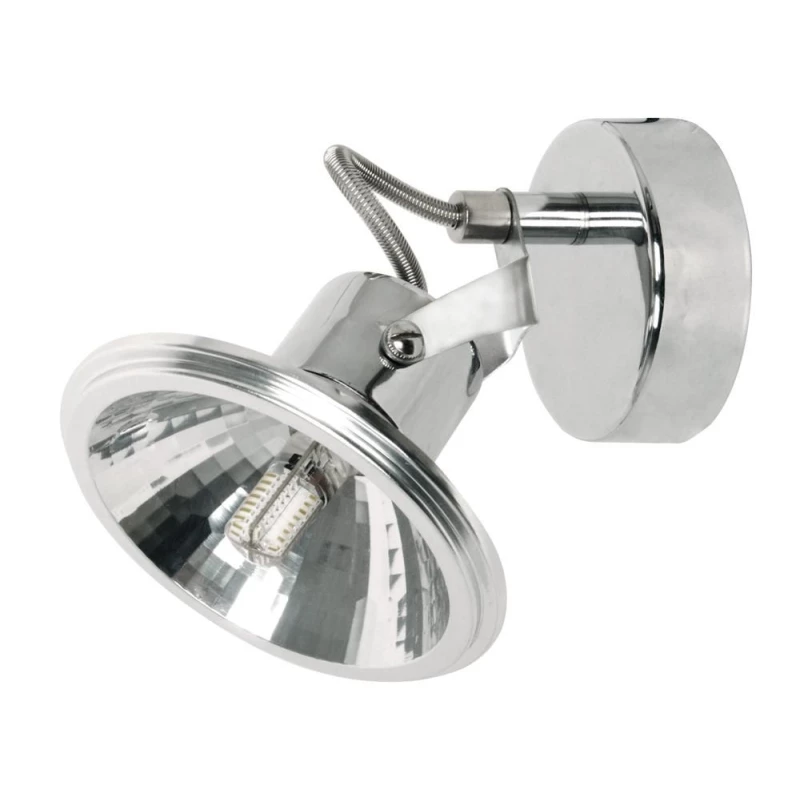 LED nástenné bodové osvetlenie MOON - 1xG9, 3,5W, 3000K (teplá biela), chrómované