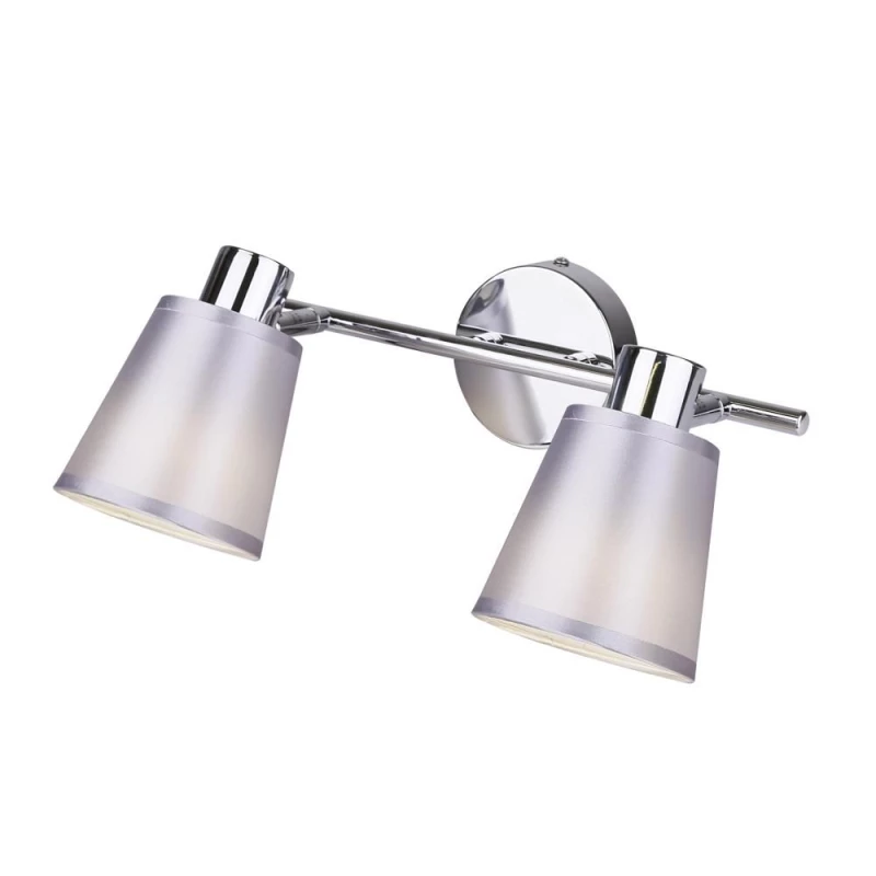 Moderné bodové nástenné / stropné svetlo PIN - 2xE14, 40W, chrómované