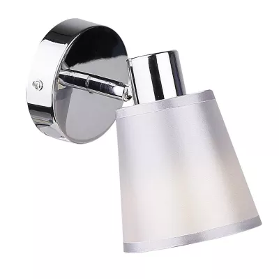 Moderné bodové nástenné svetlo PIN - 1xE14, 40W, chrómované