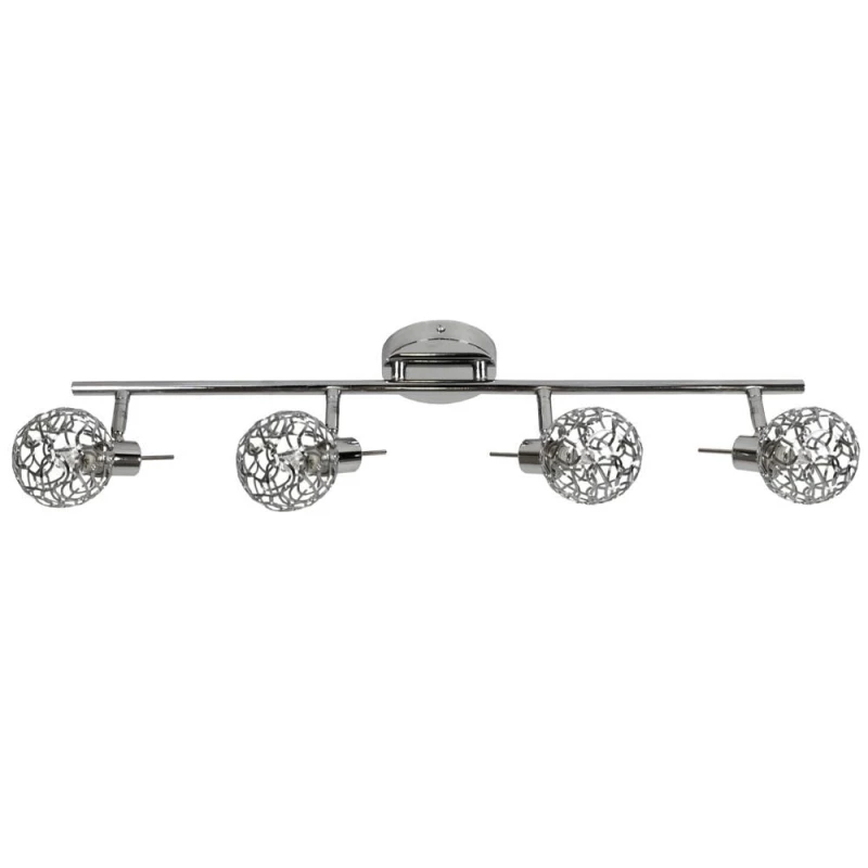 Stropné bodové osvetlenie PUZZLE - 4xG9, 40W, chrómované