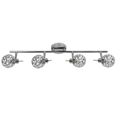 Stropné bodové osvetlenie PUZZLE - 4xG9, 40W, chrómované