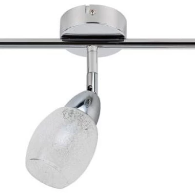 Stropné LED bodové svetlo RICO - 3x6W, 3000K (teplá biela), chrómované