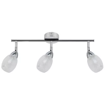 Stropné LED bodové svetlo RICO - 3x6W, 3000K (teplá biela), chrómované
