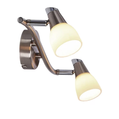 Nástenné / stropné bodové osvetlenie SELIA - 2xG9, 40W, chrómované